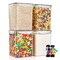 Sorbus 4 Pack Airtight (5qt/170oz) Dry Food Storage Containers with Lids, Labels and Marker - BPA Free Pantry Organization